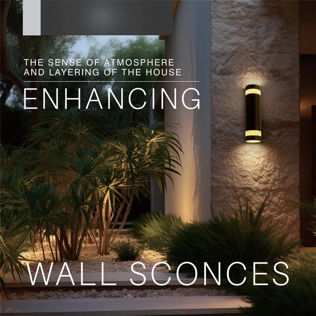 LED 18W Wall Light Fixture, IP65  Sconces for Outdoors, Up/Down Exterior  Mount Hardwired Lamp, 3CCT Color Turnable