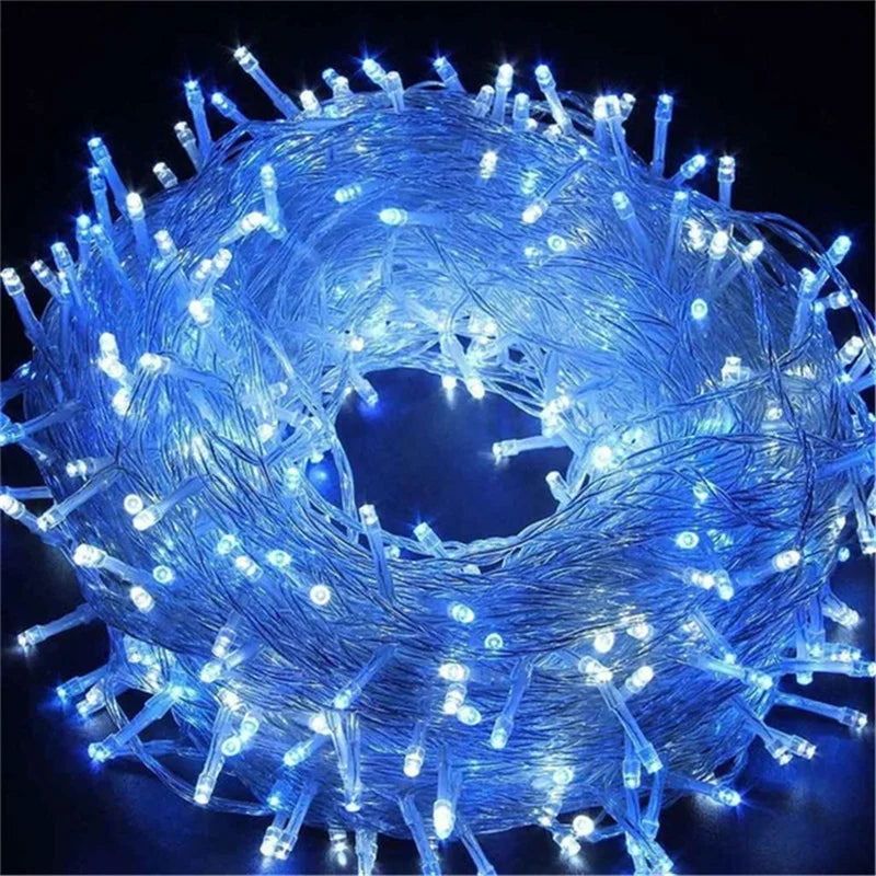 Christmas Lights 10M 20M 30M 50M 100M Decorative Led String Fairy Light 8 Modes Garlands Lights For Wedding Party Holiday Lights