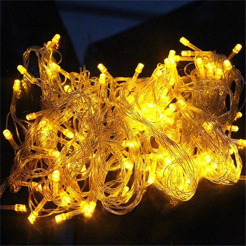 Christmas Lights 10M 20M 30M 50M 100M Decorative Led String Fairy Light 8 Modes Garlands Lights For Wedding Party Holiday Lights