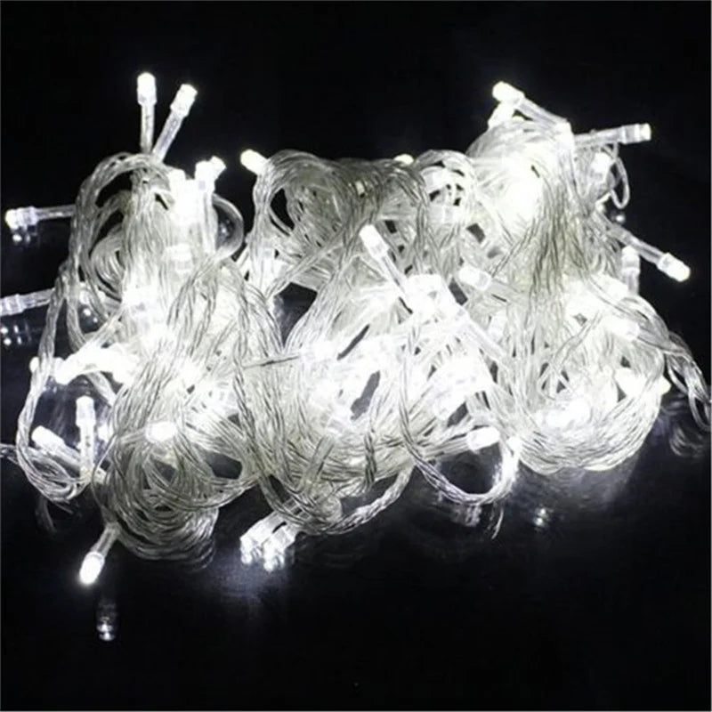 Christmas Lights 10M 20M 30M 50M 100M Decorative Led String Fairy Light 8 Modes Garlands Lights For Wedding Party Holiday Lights