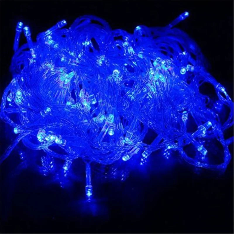 Christmas Lights 10M 20M 30M 50M 100M Decorative Led String Fairy Light 8 Modes Garlands Lights For Wedding Party Holiday Lights