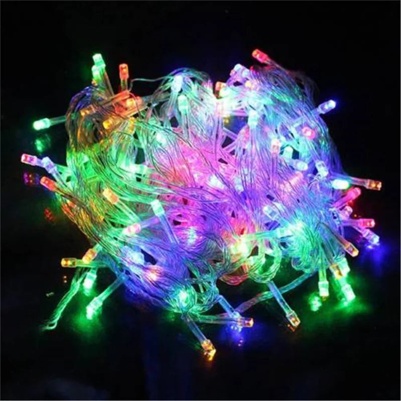 Christmas Lights 10M 20M 30M 50M 100M Decorative Led String Fairy Light 8 Modes Garlands Lights For Wedding Party Holiday Lights