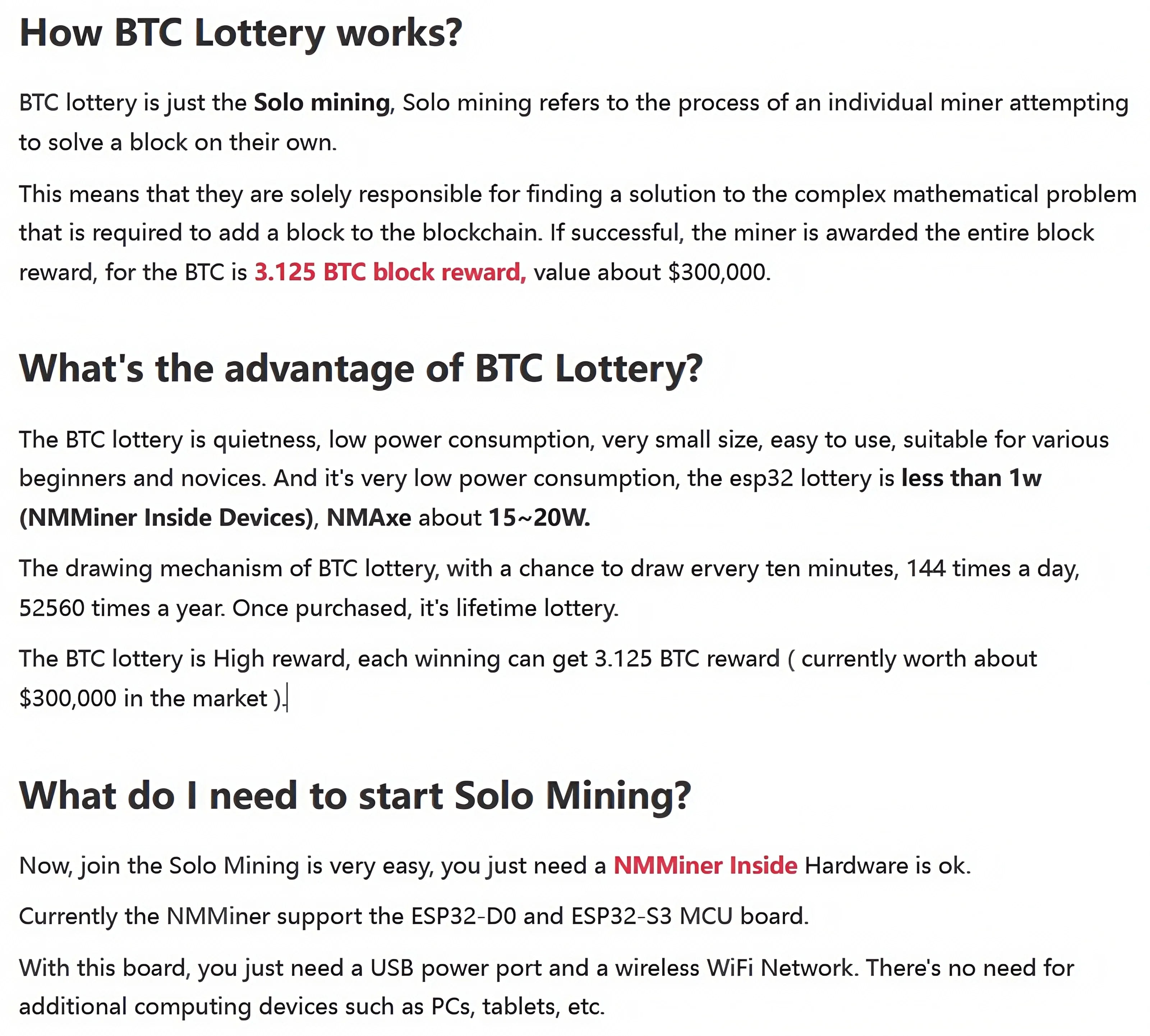 Bitcoin Lucky Miner for computer nerd NMMiner Solo Lottery Hashrate 987KH/s ESP32 2.8 inch Display Crypto ESP32-2432S028R DROOM
