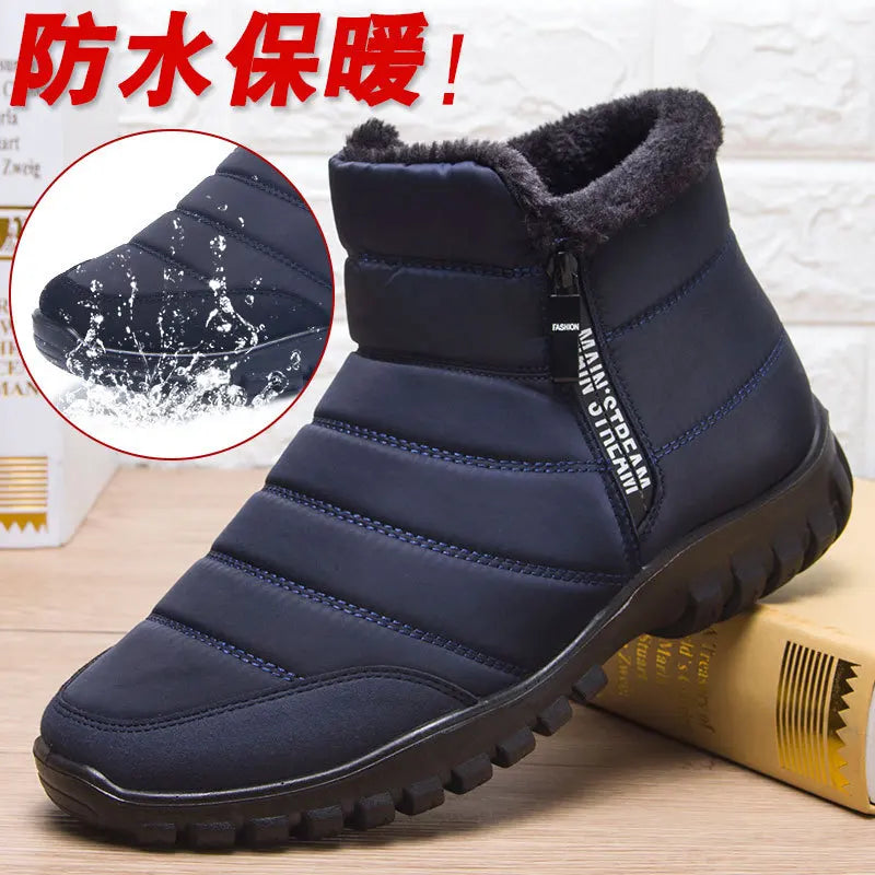 Men'S Winter Sports Shoes Soft Bottom Anti Slip Casual Sneakers Cold Proof And Warm Keeping Men'S Sneakers   Free Shipping Shoes